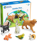 Jumbo Domestic Pets - 6 Pieces, Ages 2+ Preschool Pet Toys, Classroom Desk Pets, Preschool Learning Toys