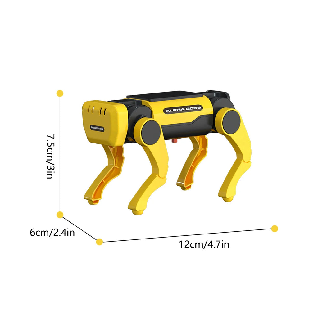 Gift Science and Education Solar Energy Robot Dog DIY Technology Gadget