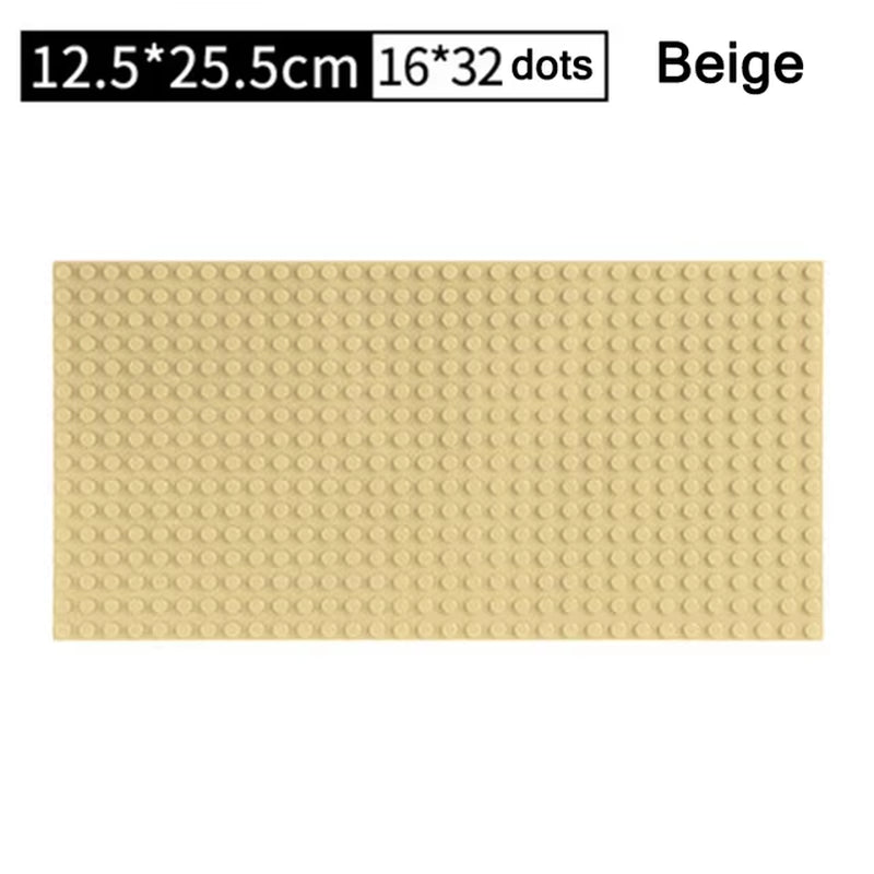 32X32 32X16 Dots Classic Base Plates Blocks DIY Small Size City Road Bricks Baseplate Construction Building Toys for Kids Gifts