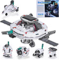 6-In-1 STEM Toys Space Solar Robot Kit for Kids, Educational Science Learning, Building Robot Toys Birthday Gift for Kids Age 6 7 8-12+