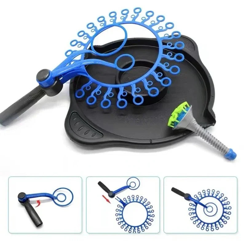 Multi-Functional Large Bubble Plate Innovative Bubble Blowing Tool for Kids' Stage Performances for Party & Holiday