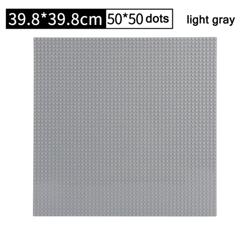 32X32 32X16 Dots Classic Base Plates Blocks DIY Small Size City Road Bricks Baseplate Construction Building Toys for Kids Gifts