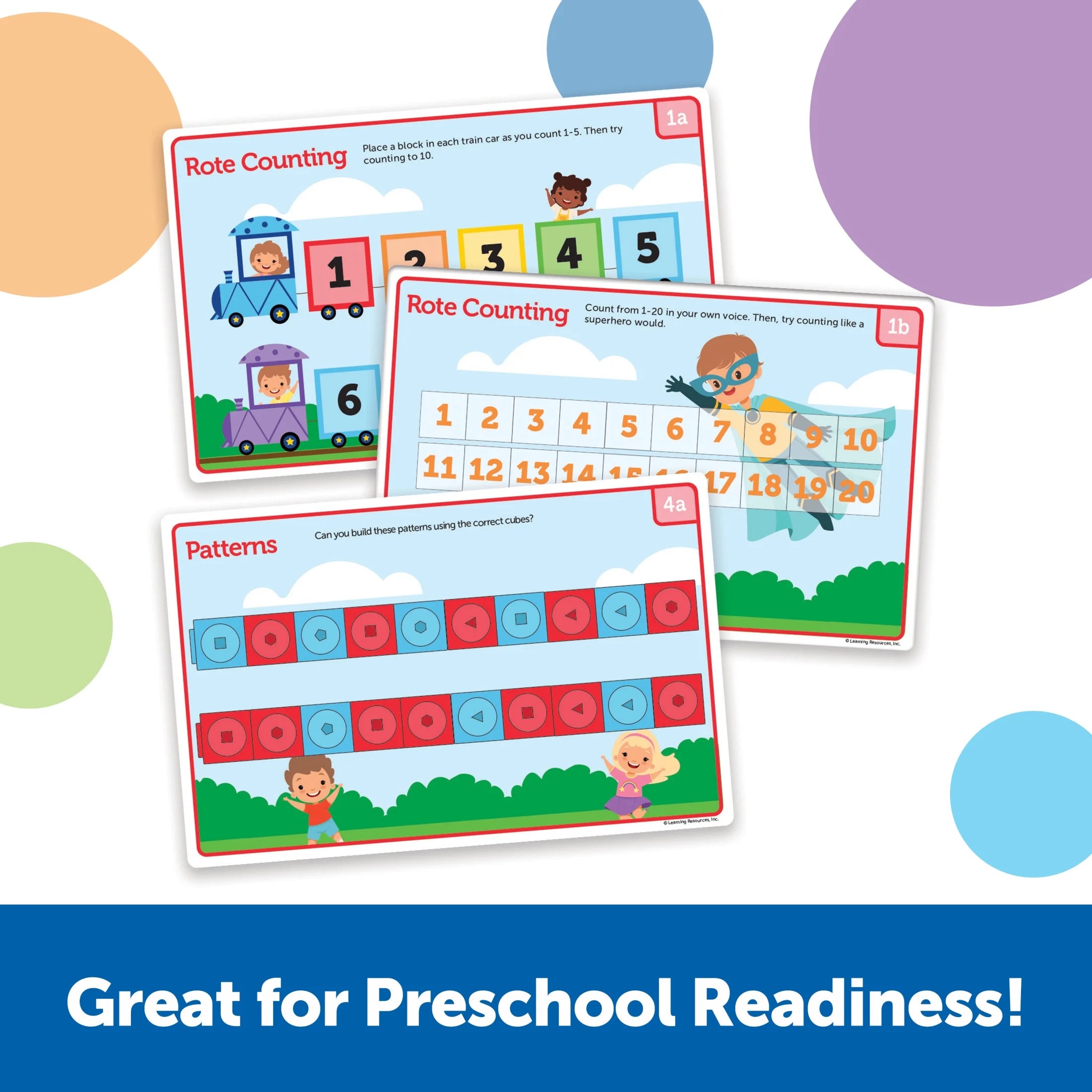 Mathlink Cubes Preschool Set for Ages 3+