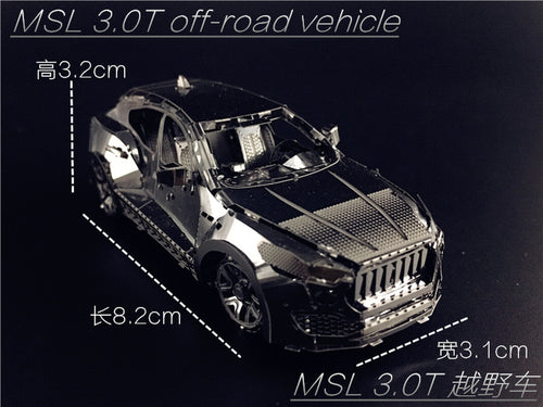 3D Metal Model Kit Off-Road Vehicle Assembly DIY Puzzle Toys Adult Ornaments
