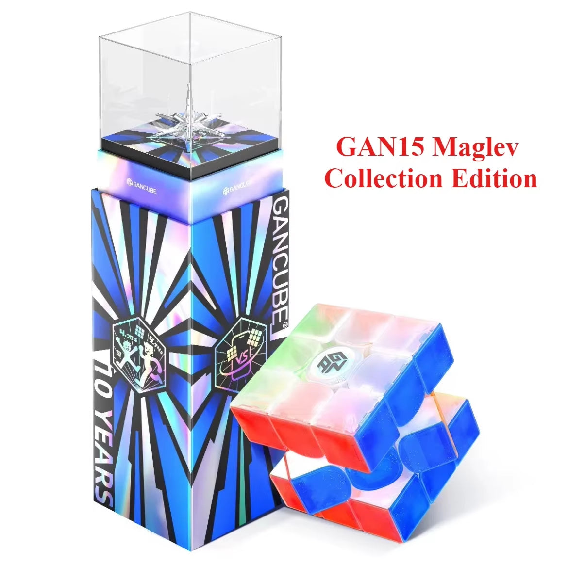 GAN15 Maglev GAN Cube 10Th Anniversary Collection Maglev 3X3 Cube Gan12Ui, Gan356Icarry 2, Gan356Me Commemorative Edition