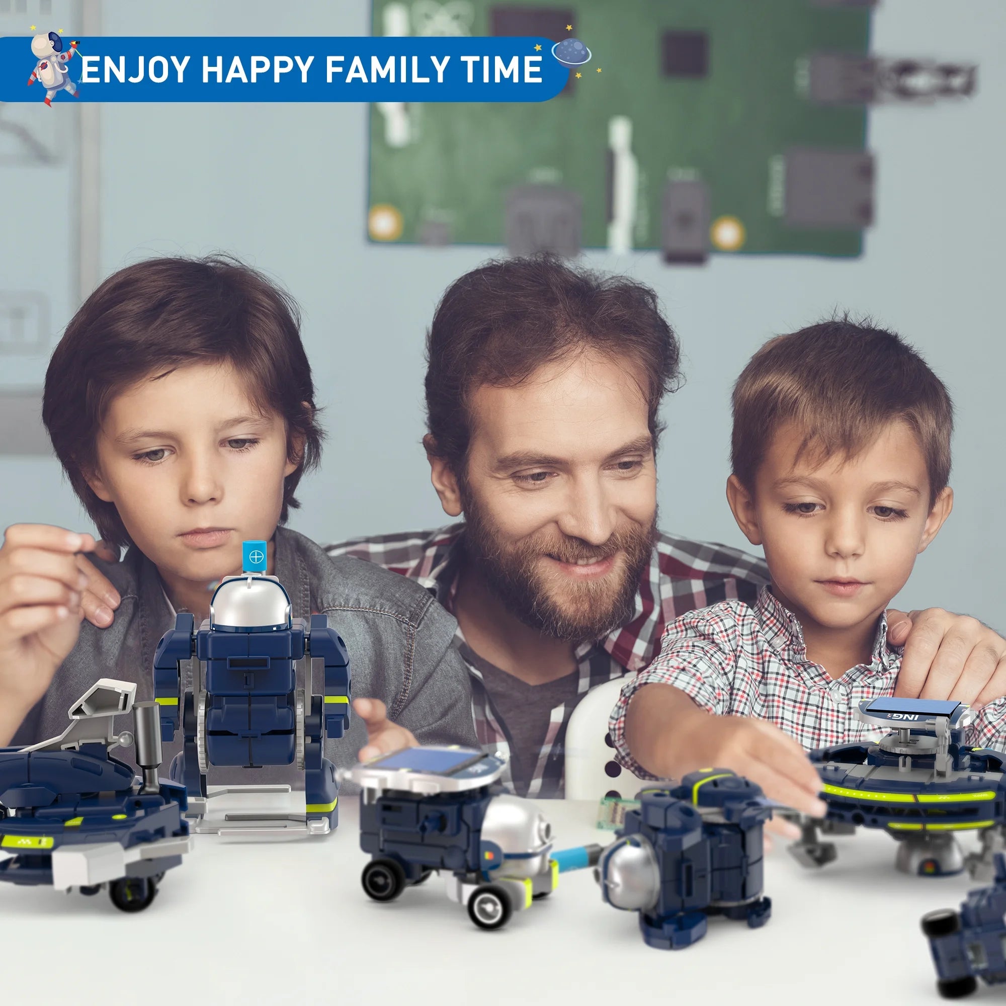 6-In-1 Space Solar Robot Toy Kit for Kids, Educational Learning Toys Christmas Gift for Boys Girls Age 8+