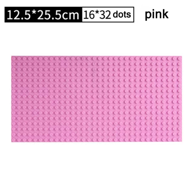 32X32 32X16 Dots Classic Base Plates Blocks DIY Small Size City Road Bricks Baseplate Construction Building Toys for Kids Gifts