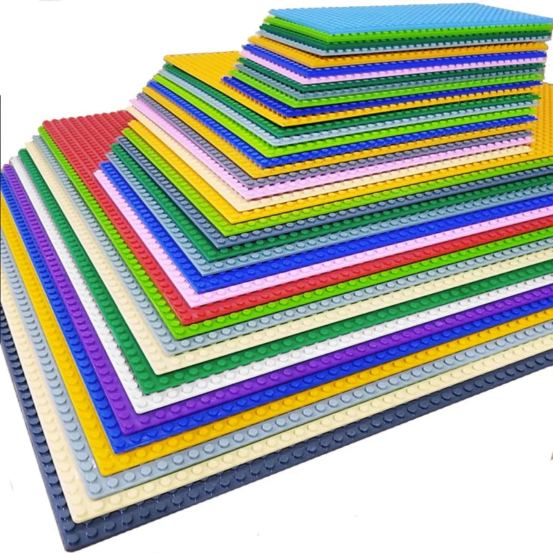 32X32 32X16 Dots Classic Base Plates Blocks DIY Small Size City Road Bricks Baseplate Construction Building Toys for Kids Gifts