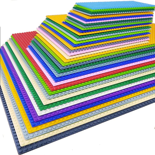 32X32 32X16 Dots Classic Base Plates Blocks DIY Small Size City Road Bricks Baseplate Construction Building Toys for Kids Gifts