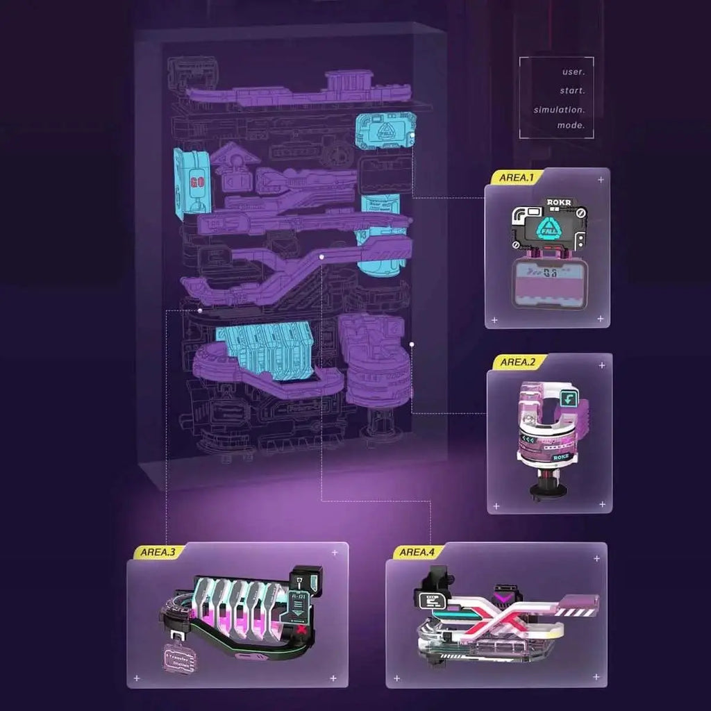 ROKR the Future City Marble Run Mechanical 3D Puzzle