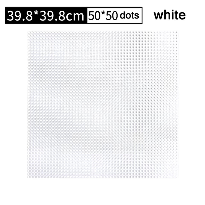 32X32 32X16 Dots Classic Base Plates Blocks DIY Small Size City Road Bricks Baseplate Construction Building Toys for Kids Gifts