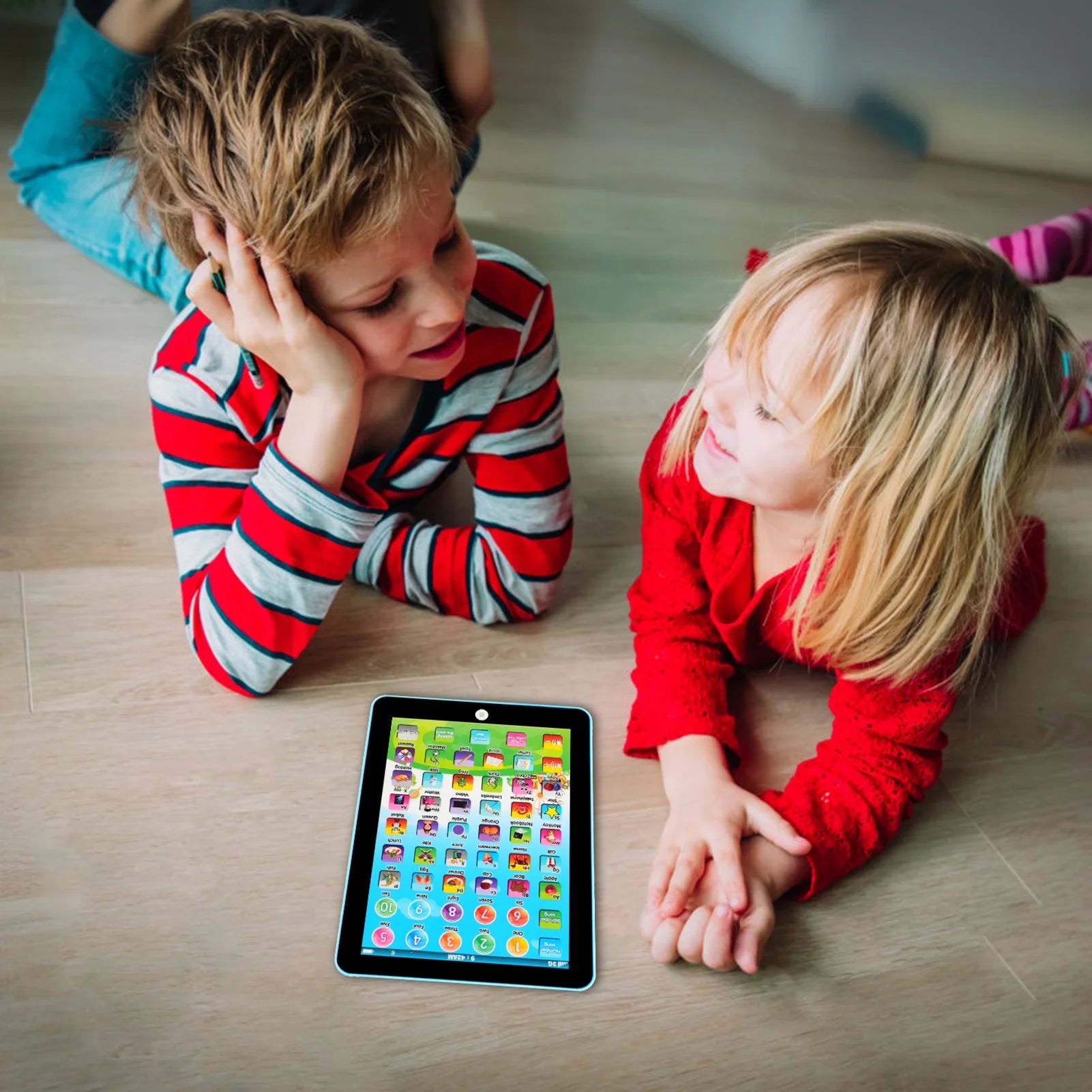 Kids Tablet Learning Pad Preschool Early Educational Tablet Pad Computer Educational Toy Birthday Gift for Kids Boys Girls, 7.28 In