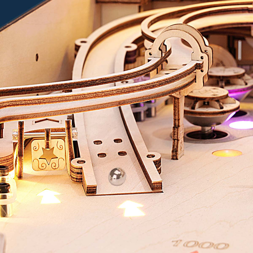 3D Pinball Machine 3D Wooden Puzzle EG01