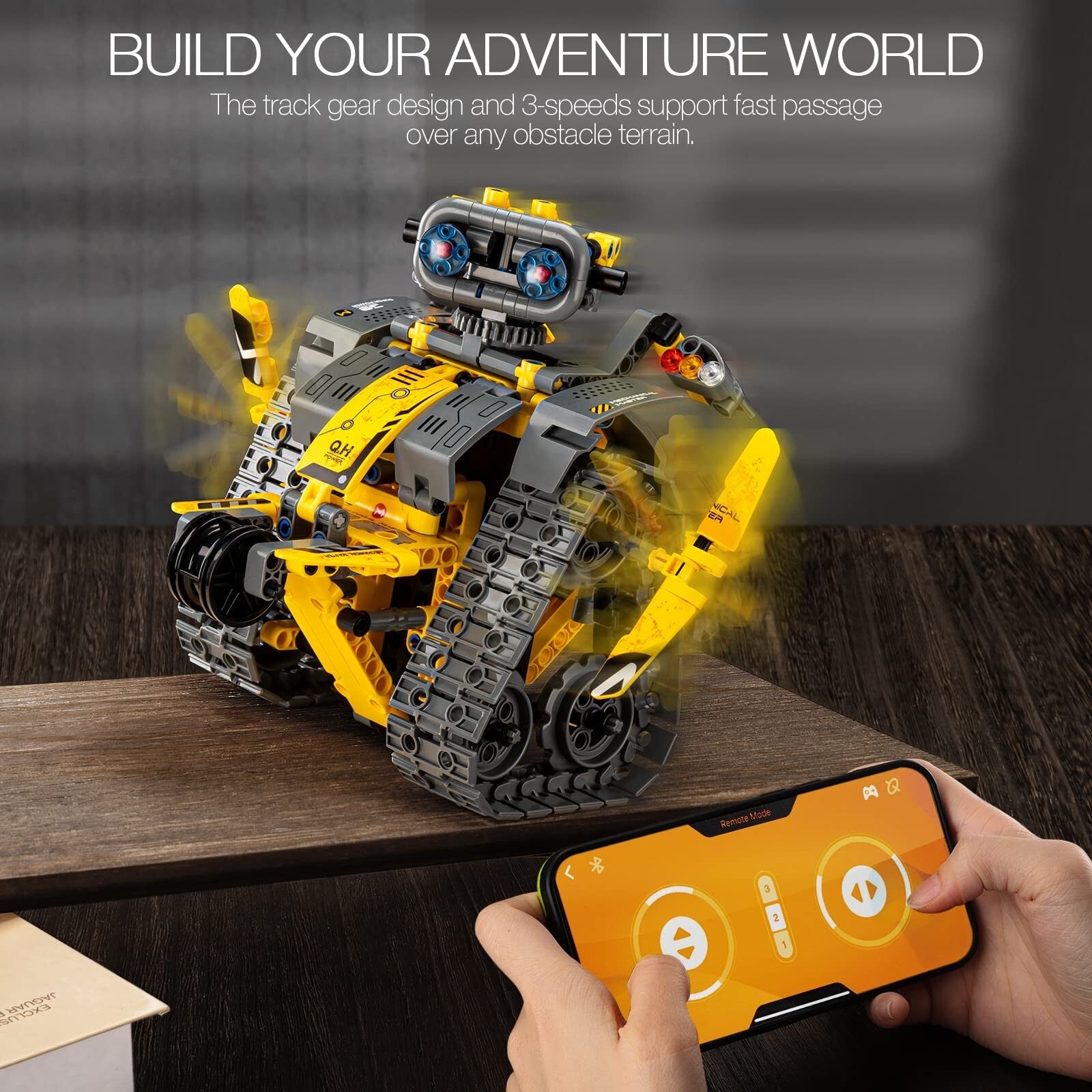 Sillbird STEM Building Toys, Remote & APP Controlled Creator 3In1 Wall Robot/...