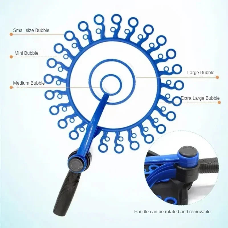 Multi-Functional Large Bubble Plate Innovative Bubble Blowing Tool for Kids' Stage Performances for Party & Holiday