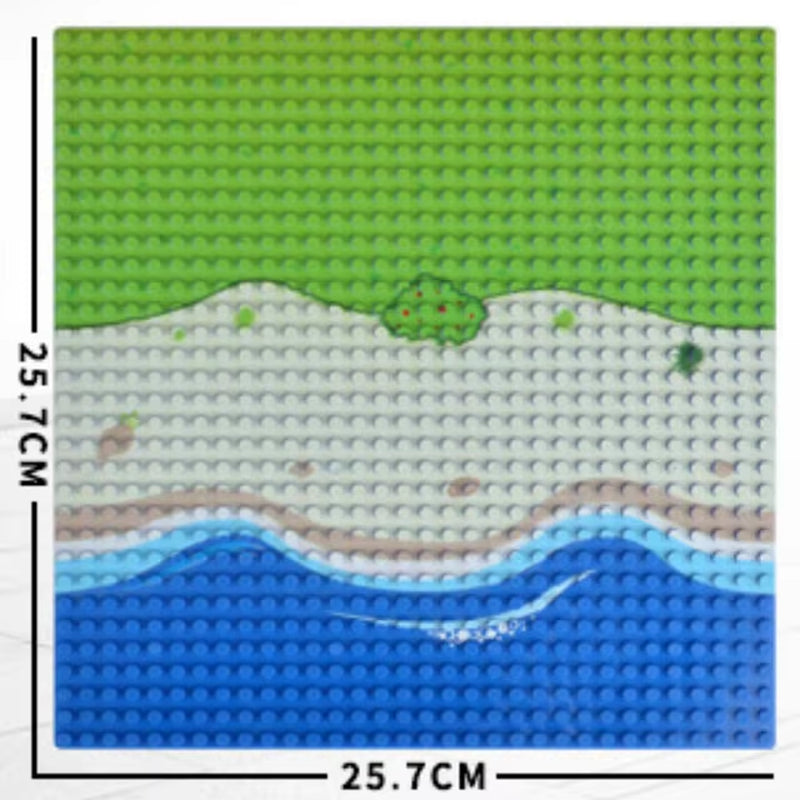 32X32 32X16 Dots Classic Base Plates Blocks DIY Small Size City Road Bricks Baseplate Construction Building Toys for Kids Gifts