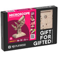 Wooden Mechanical Construction Set Microscope