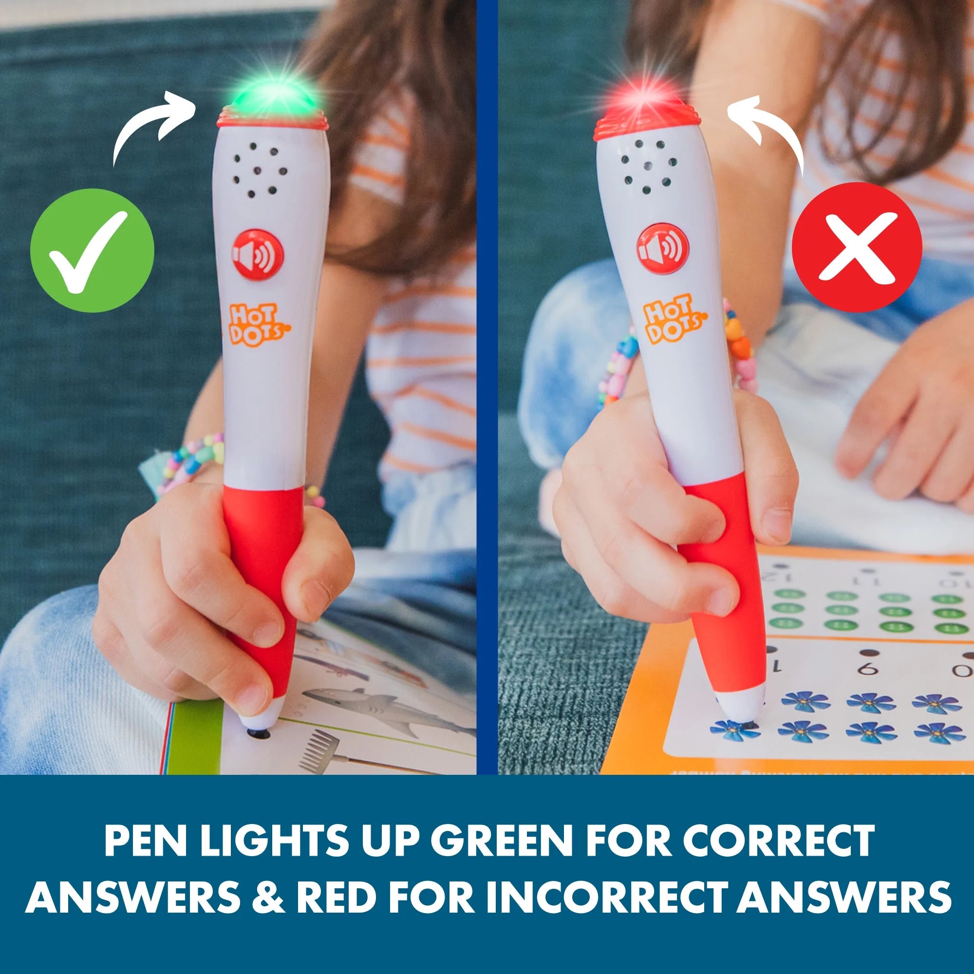 Hot Dots First Grade Essentials Reading and Math Workbook, Ages 6+