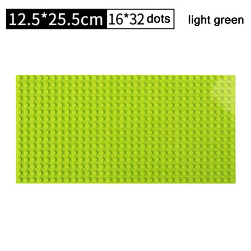 32X32 32X16 Dots Classic Base Plates Blocks DIY Small Size City Road Bricks Baseplate Construction Building Toys for Kids Gifts