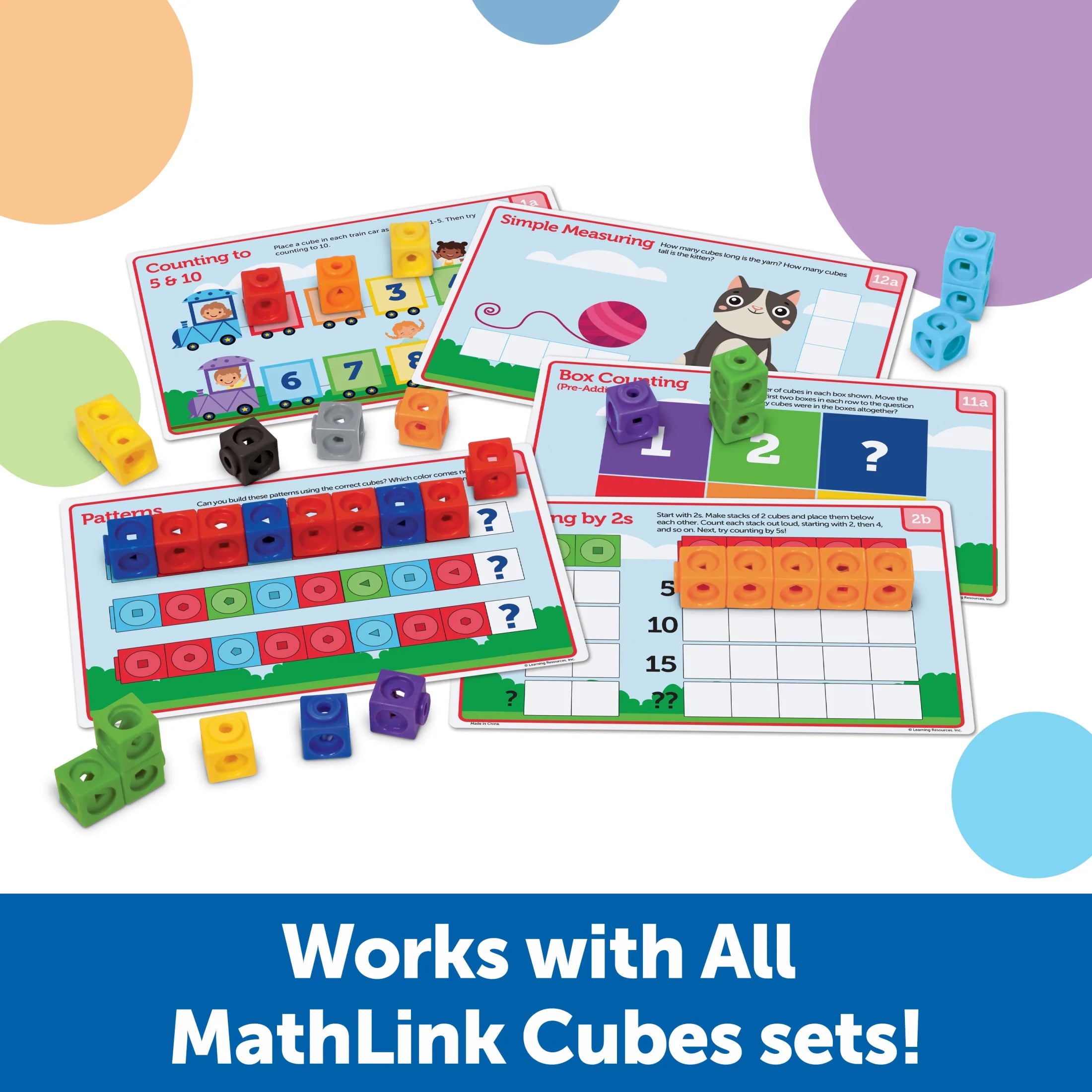 Mathlink Cubes Preschool Set for Ages 3+