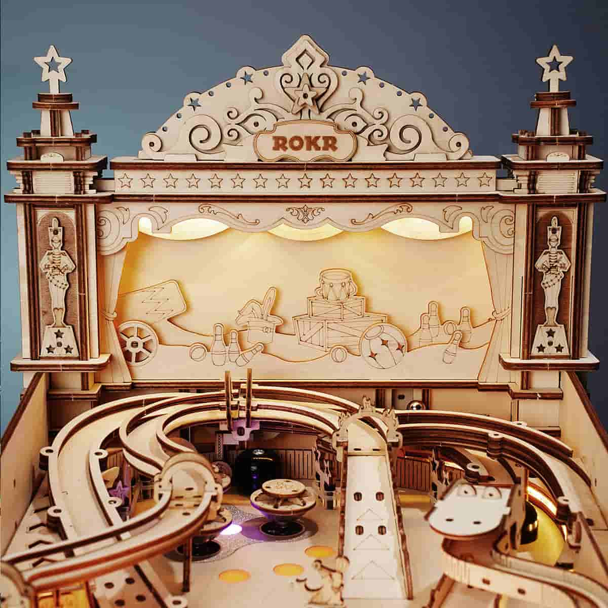 3D Pinball Machine 3D Wooden Puzzle EG01
