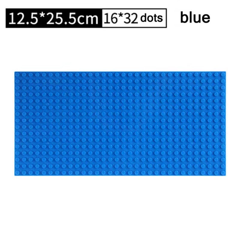 32X32 32X16 Dots Classic Base Plates Blocks DIY Small Size City Road Bricks Baseplate Construction Building Toys for Kids Gifts