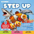 Step up Magnetic Puzzles for Toddlers 1-3, Ocean Puzzle Set in One Book, Travel Games for Kids 3-5, Screen Free Toy for Toddlers and Preschoolers