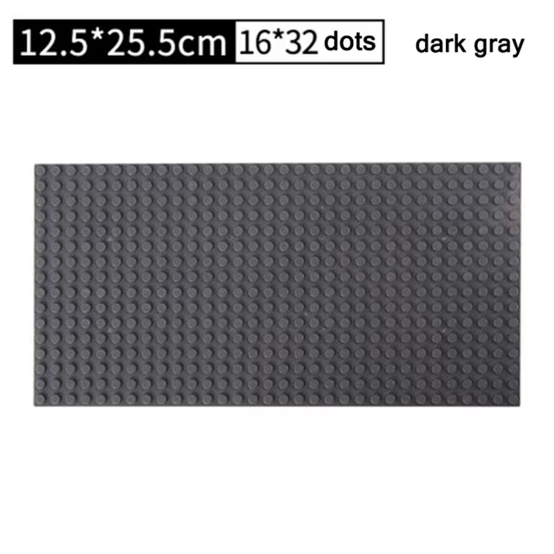 32X32 32X16 Dots Classic Base Plates Blocks DIY Small Size City Road Bricks Baseplate Construction Building Toys for Kids Gifts