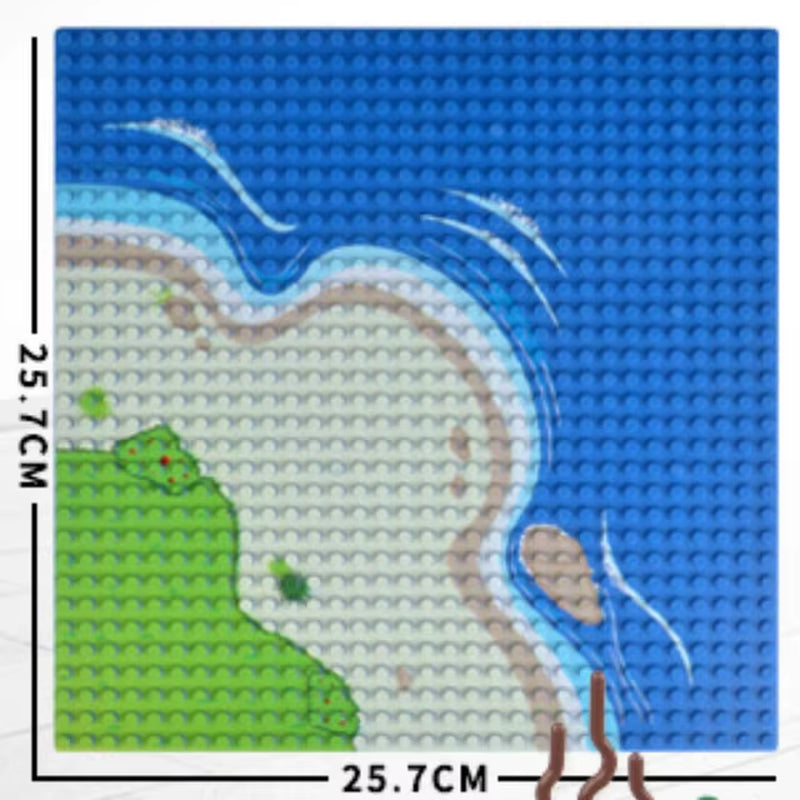 32X32 32X16 Dots Classic Base Plates Blocks DIY Small Size City Road Bricks Baseplate Construction Building Toys for Kids Gifts