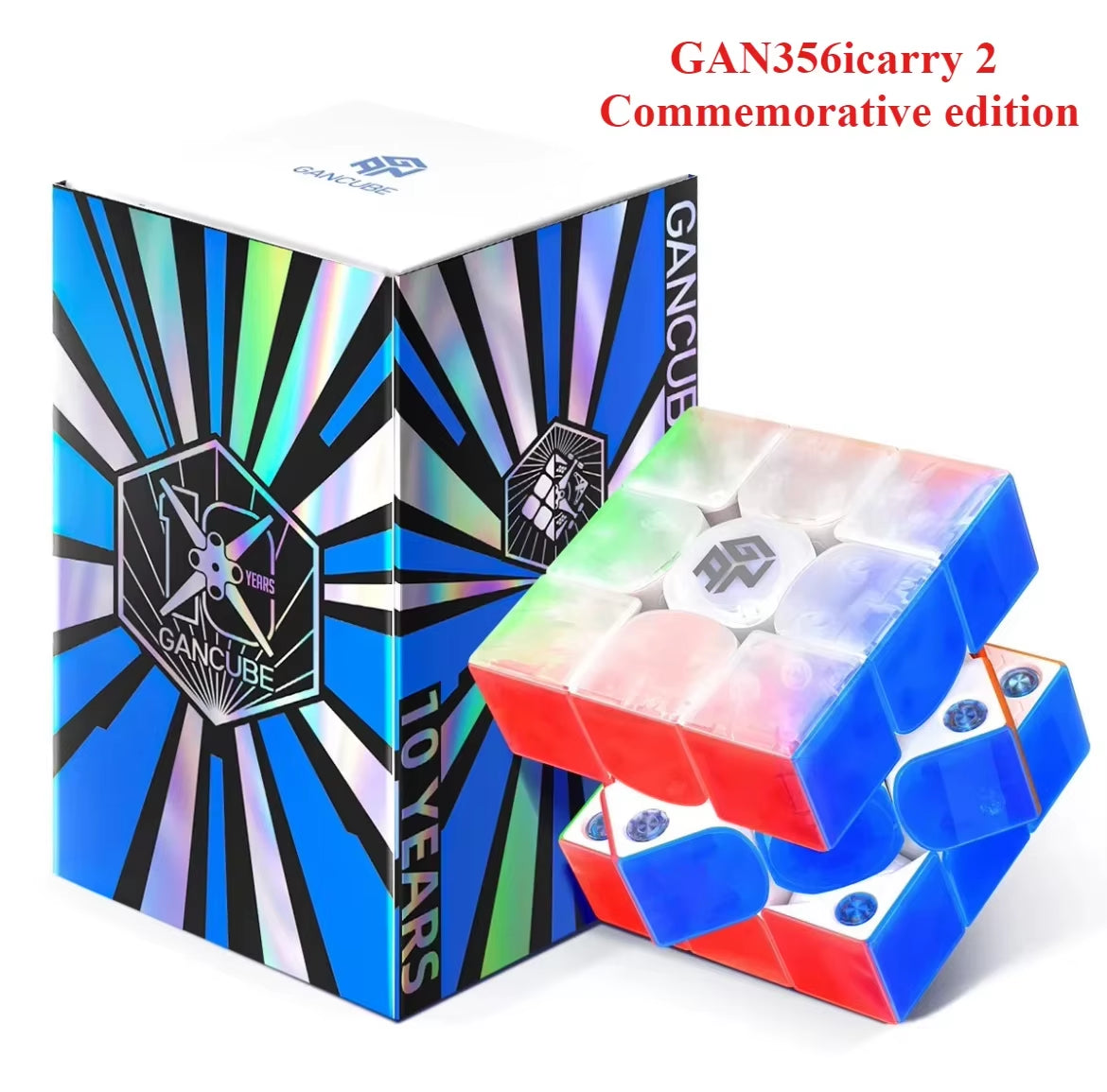 GAN15 Maglev GAN Cube 10Th Anniversary Collection Maglev 3X3 Cube Gan12Ui, Gan356Icarry 2, Gan356Me Commemorative Edition