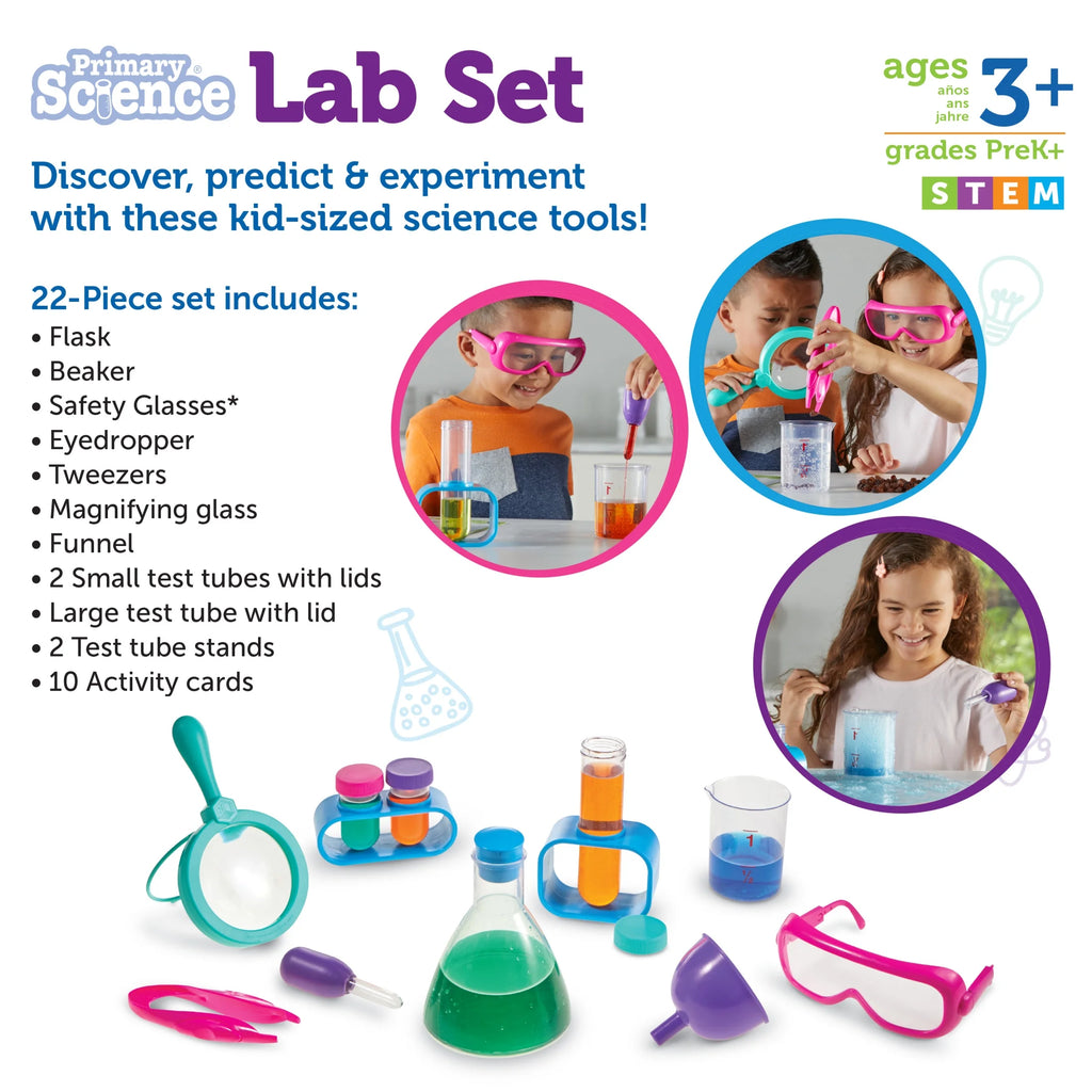 Primary Science Lab Set Pink - Experimentation and Observation, Ages 3+