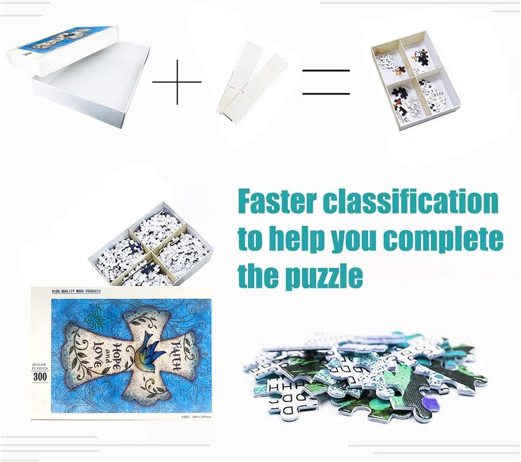 Christian Puzzles 300 Pieces Christian Jigsaw Puzzles Challenging Adult Teen Jesus Religious Puzzles Games Gift