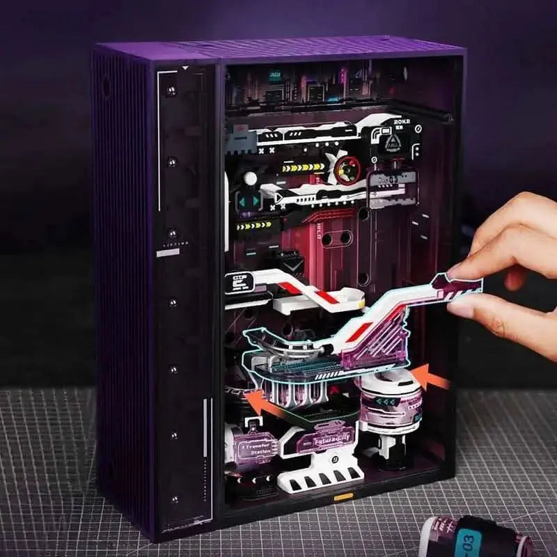 ROKR the Future City Marble Run Mechanical 3D Puzzle