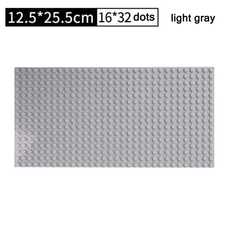 32X32 32X16 Dots Classic Base Plates Blocks DIY Small Size City Road Bricks Baseplate Construction Building Toys for Kids Gifts