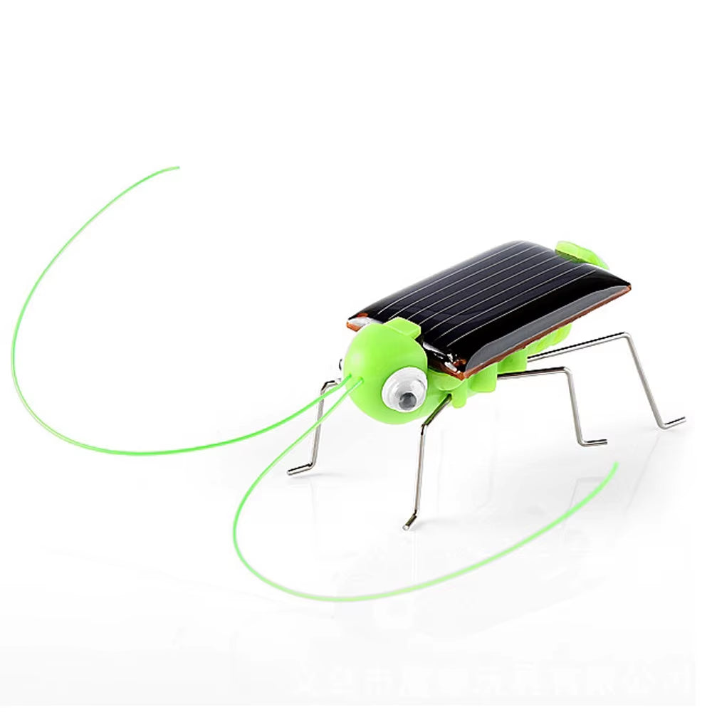 Solar Grasshopper Toy Puzzle Children Selected Gift Simulation Insect Gift Boys and Girls Science Education Funny Moving Toy Kid