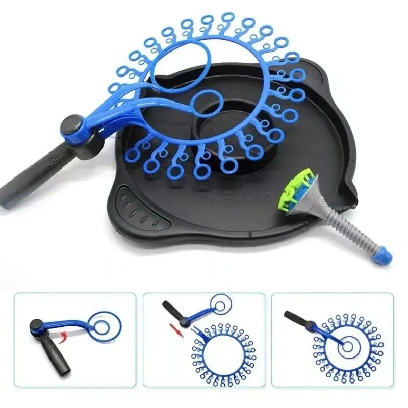 Multi-Functional Large Bubble Plate Innovative Bubble Blowing Tool for Kids' Stage Performances for Party & Holiday