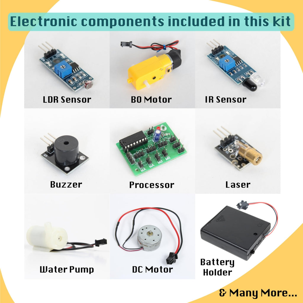 Butterfly Edufields 10In1 STEM Robotics Kit for Kids 8-12-14, Robot Kit for 8...